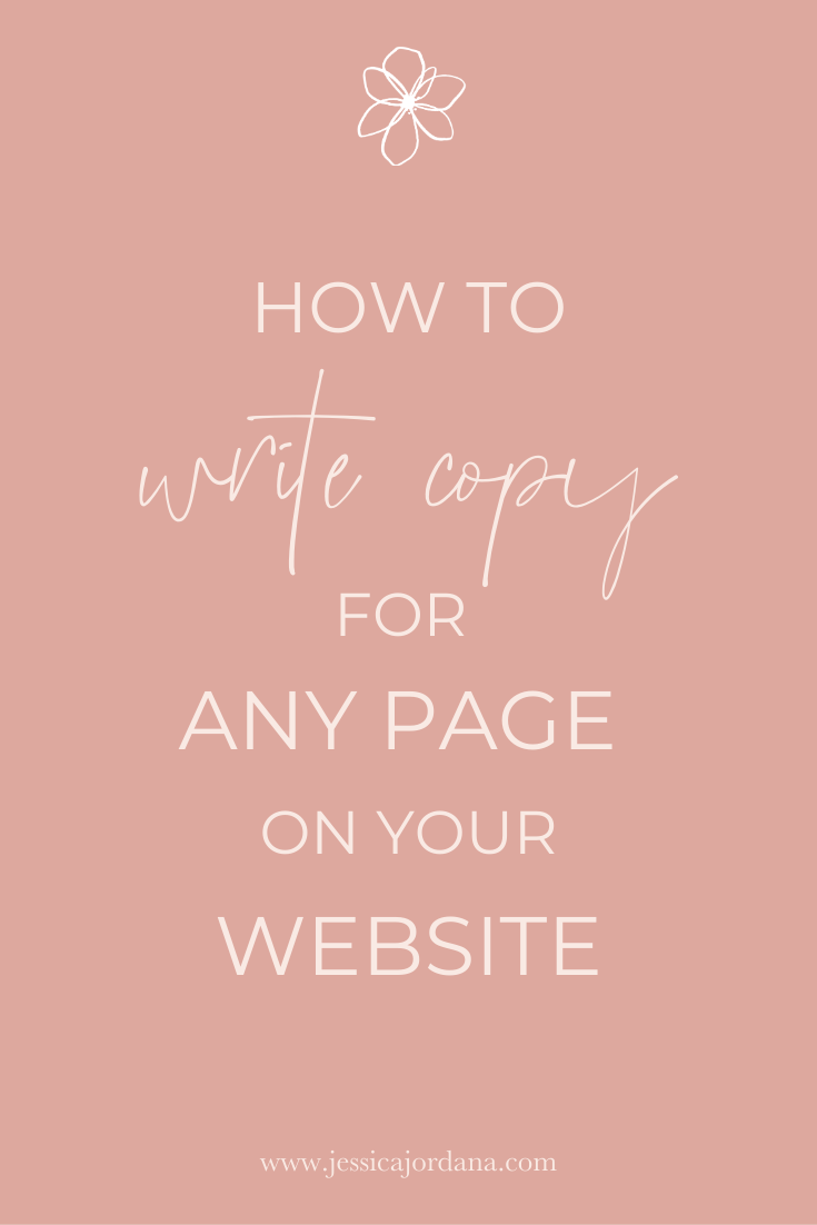 How to Write Copy for ANY Page on Your Website - Copywriter for