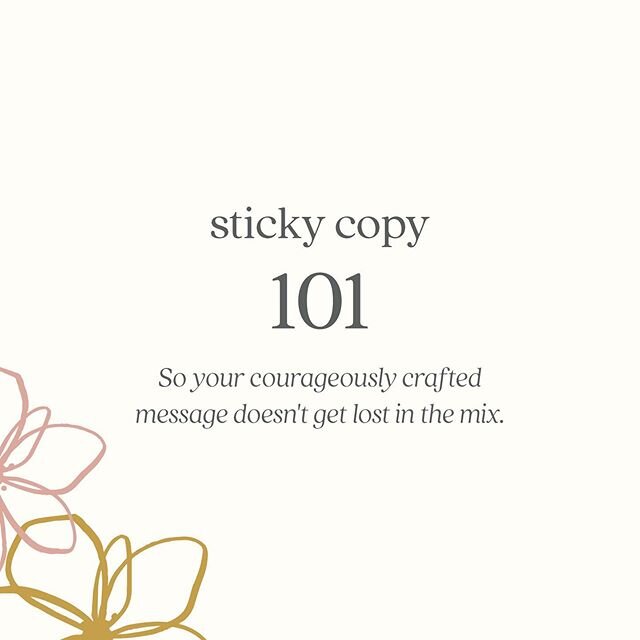 ✨COPYWRITING 101✨⁠⠀
⁠⠀
I'm gettin' back to my high school teacher roots today for a legit lesson on how to craft copy that STICKS.⁠⠀
⁠⠀
Which of these are you gonna start using PRONTO?⁠⠀
⁠⠀
Don't forget to SAVE for future use, 'cause these are the copy secrets you need in your business content creation life on the daily.