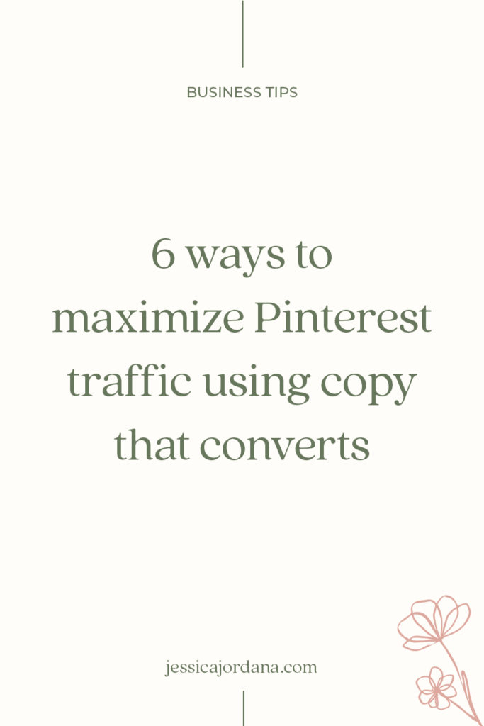 maximize Pinterest traffic